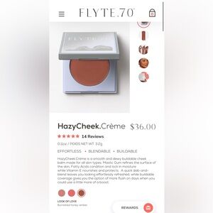 Flyte 70 Look Of Love Cream Blush